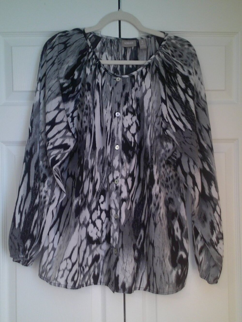 Chico's button down blouse size 3 or XL